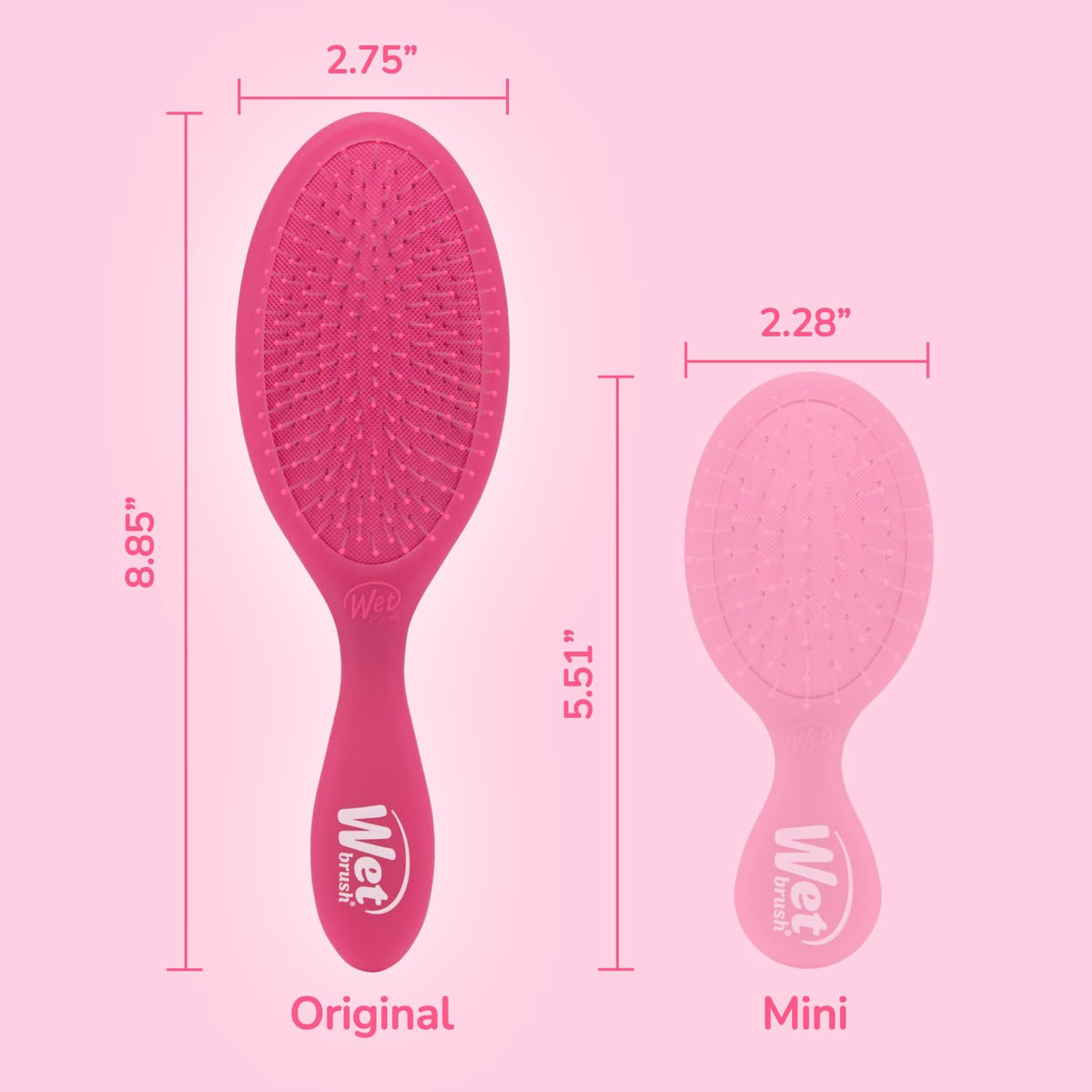 Wet Brush Original Detangler Hair Brush in hand