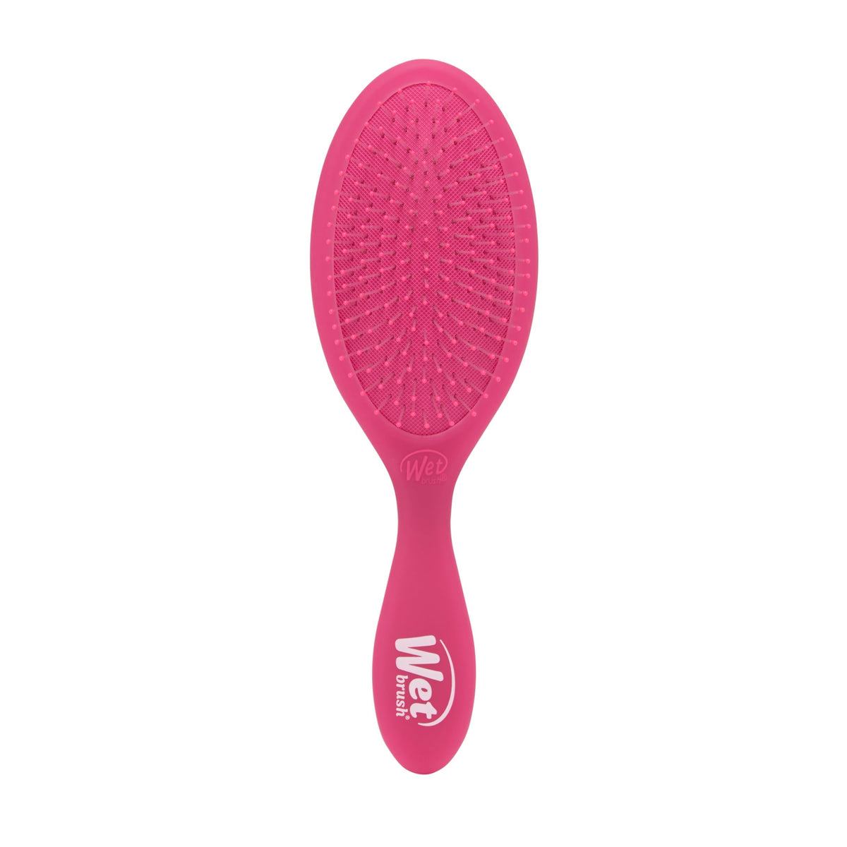 Wet Brush Original Detangler Hair Brush in Pink Frost front view