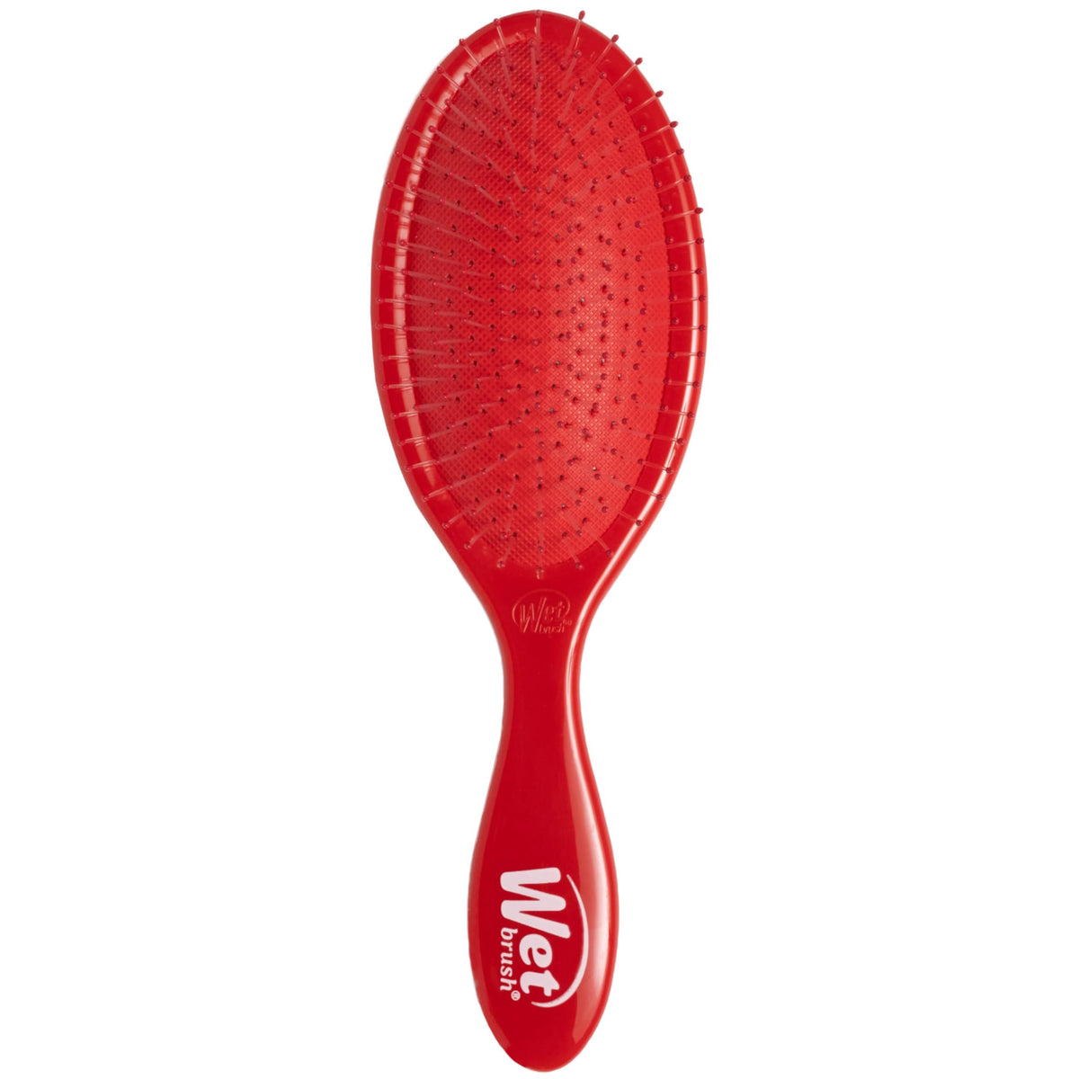 Wet Brush Original Detangler Hair Brush in Poppy Red front view