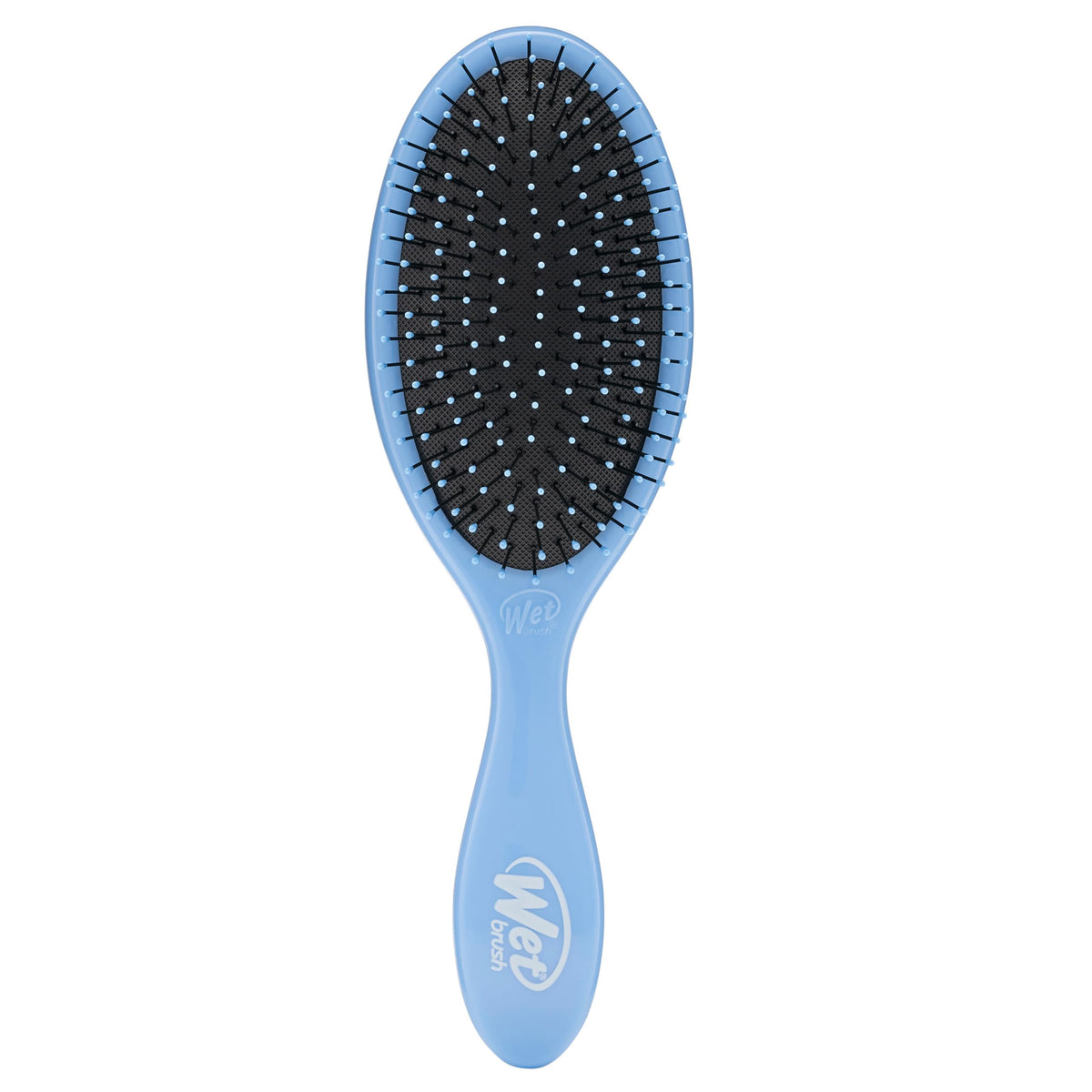 Wet Brush Original Detangler Hair Brush in Sky colour front view
