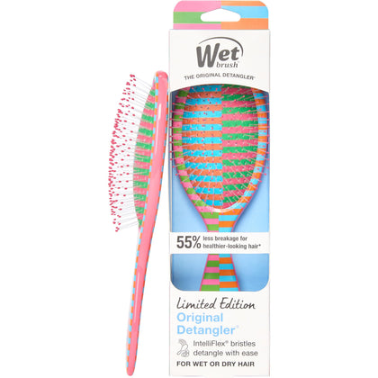 Wet Brush Original Detangler Hair Brush Retro Sport Edition front view