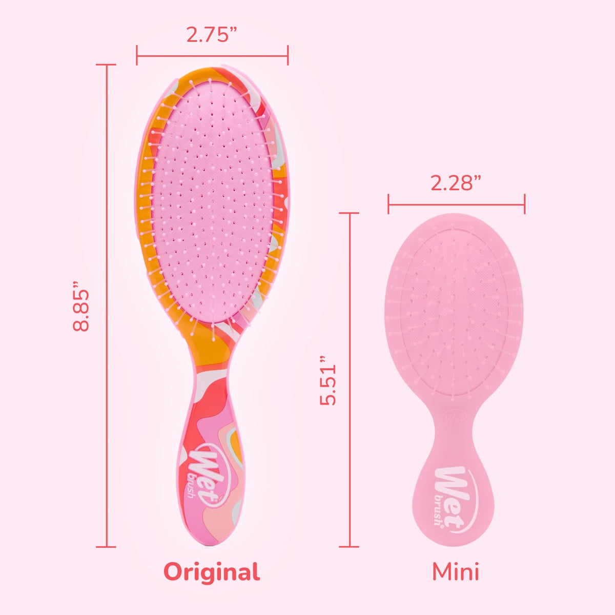 Wet Brush Original Detangler Ice Cream packaging