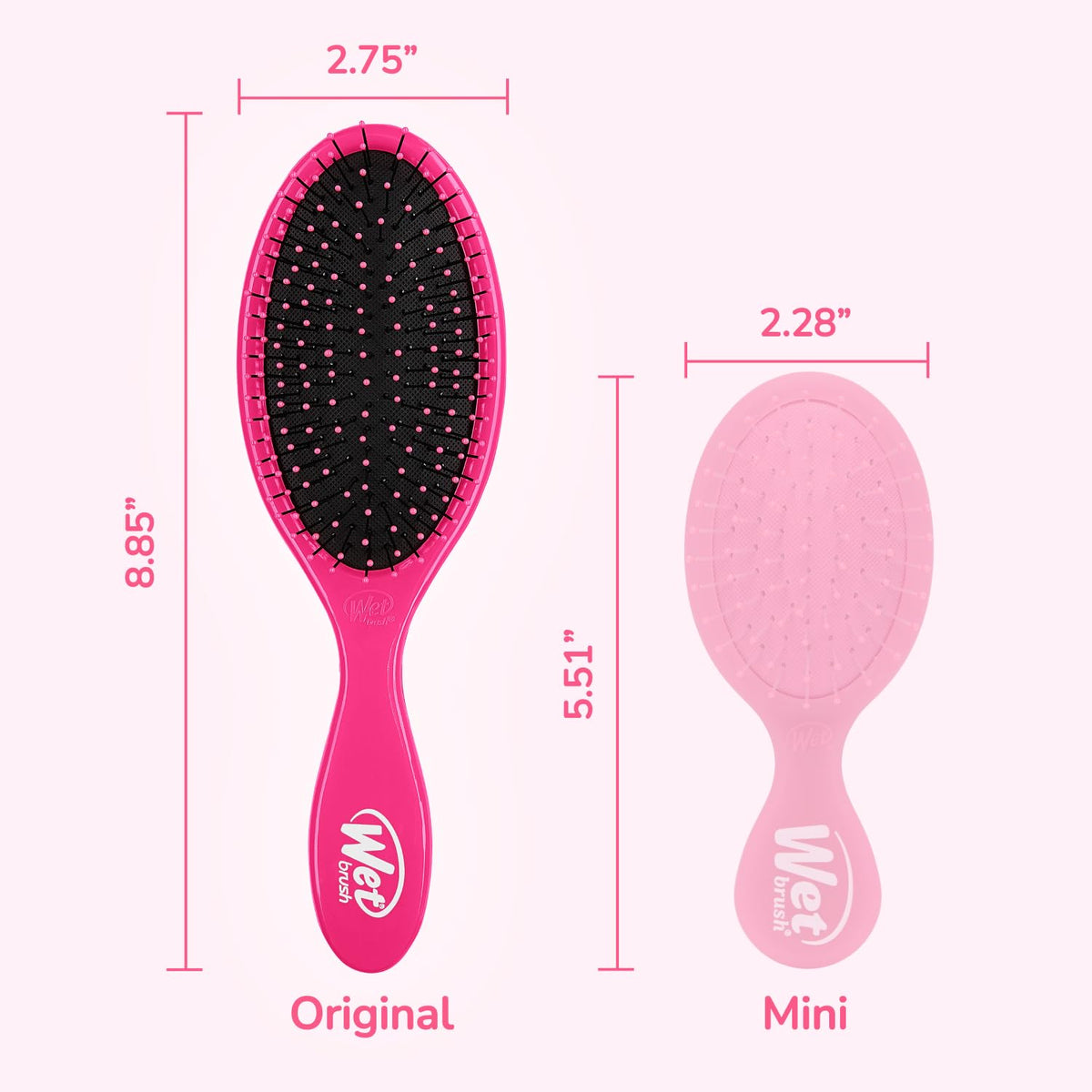 Wet Brush Original Detangler side view