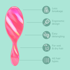 Wet Brush Original Detangler side view with ergonomic handle