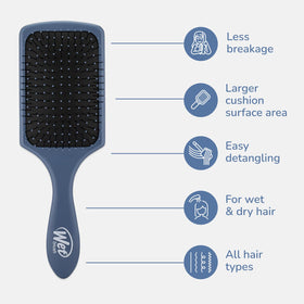 Wet Brush Paddle Detangler AquaVent design showing drainage