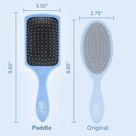 Wet Brush Paddle Detangler with hair mask application