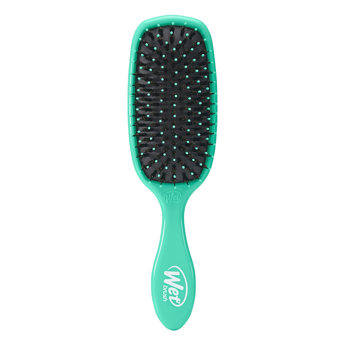 Wet Brush Shine support front view with natural boar bristles