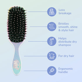 Wet Brush Shine support Paddle Hair Detangler Brush with argan oil infusion