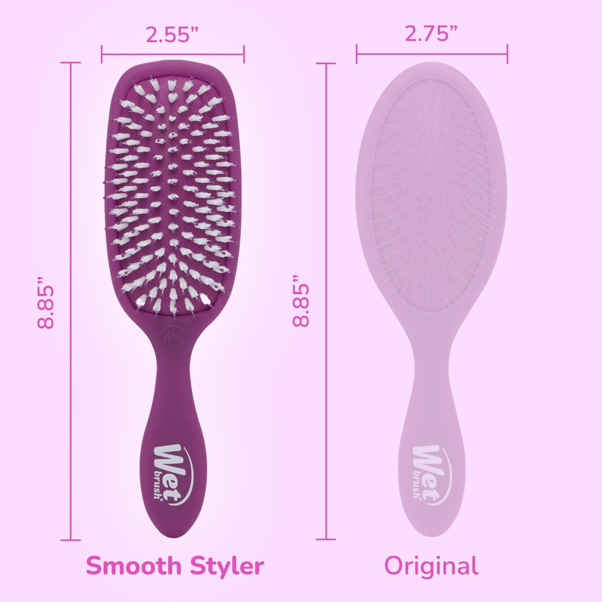 Wet Brush Smooth Styler Hair Brush packaging