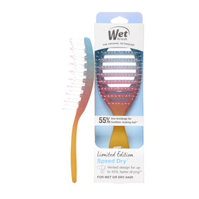 Wet Brush Speed Dry Hair Brush Electric Sky Pink front view