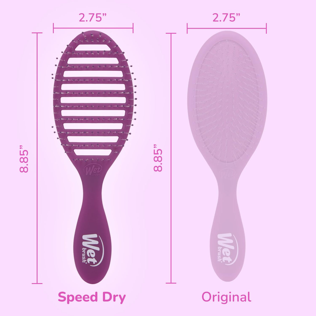 Wet Brush Speed Dry Hair Brush ergonomic handle