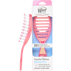 Wet Brush Speed Dry Hair Brush front view in Prismatic Glow Pink
