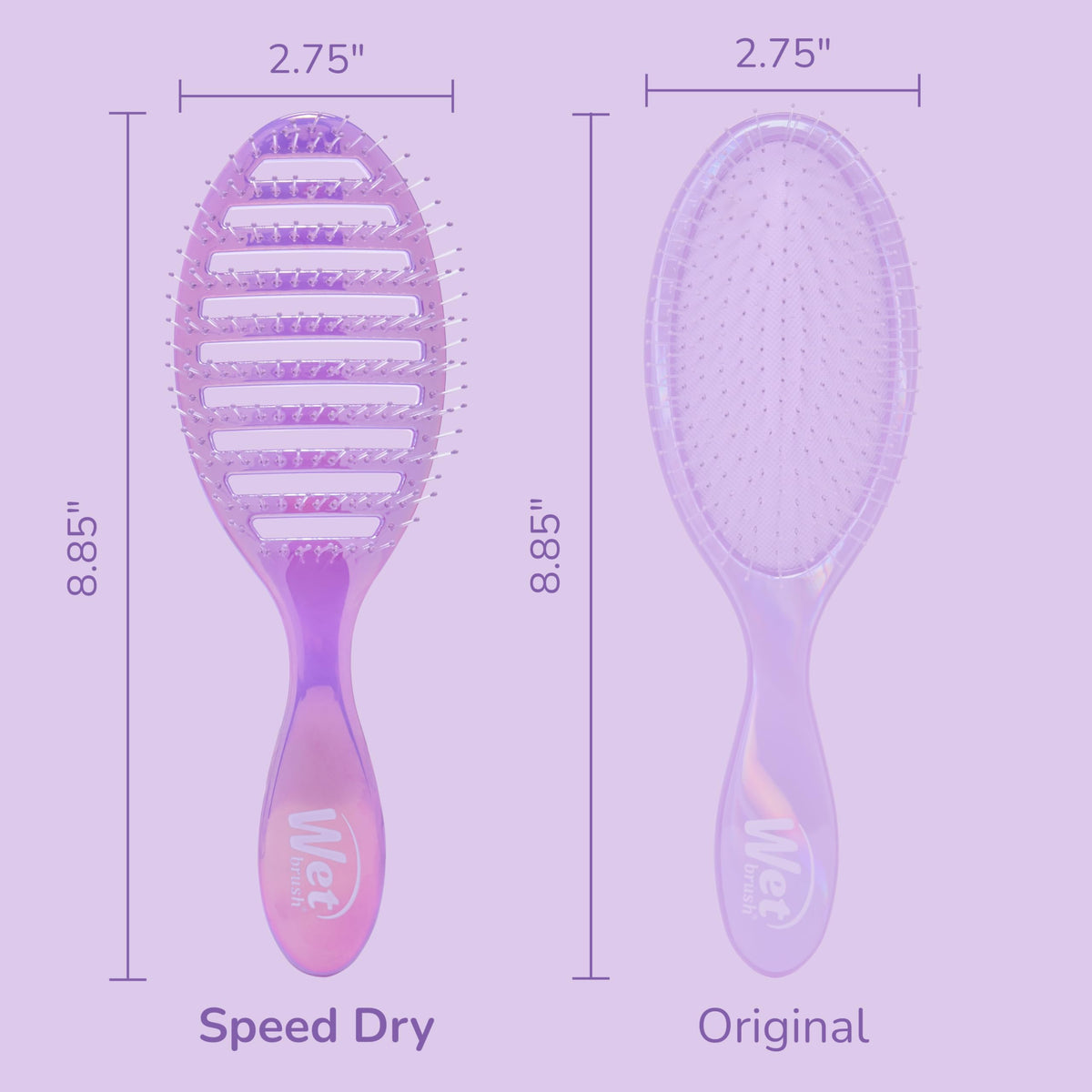 Wet Brush Speed Dry Hair Brush side view