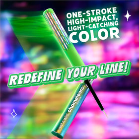 wet n wild Chameleon Chrome Liquid Eyeliner brush tip close-up