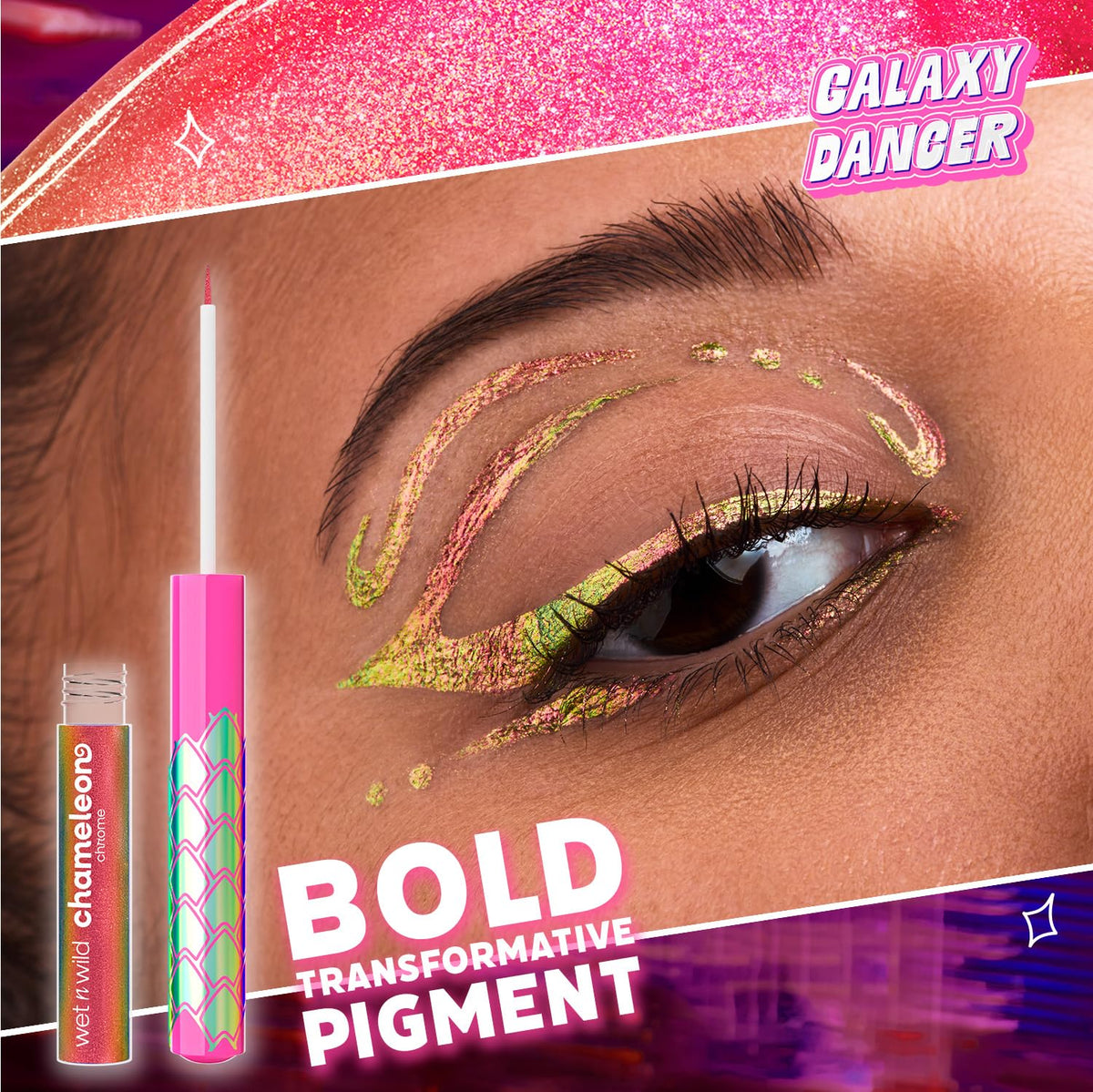 wet n wild Chameleon Chrome Liquid Eyeliner packaging