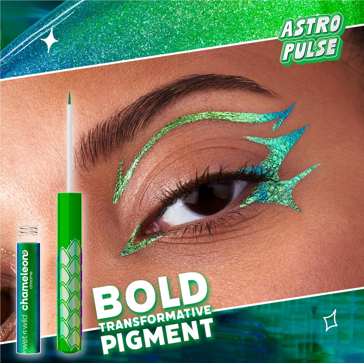 wet n wild Chameleon Chrome Liquid Eyeliner packaging