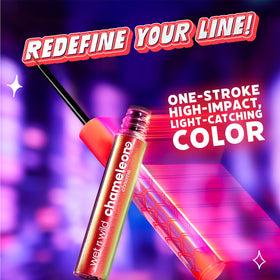 wet n wild Chameleon Chrome Liquid Eyeliner precision brush tip