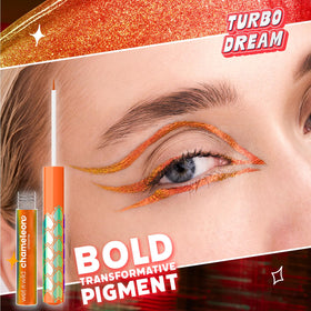 wet n wild Chameleon Chrome Liquid Eyeliner swatch on skin