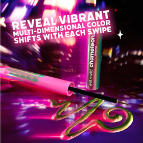 wet n wild Chameleon Chrome Liquid Eyeliner swatch on skin