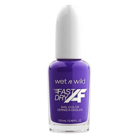 wet n wild Fast Dry AF Nail Polish Married Into Royalty bottle side view