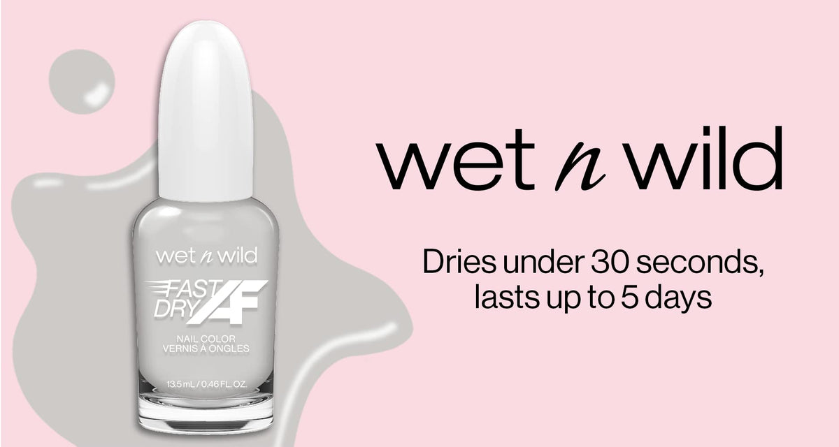 wet n wild Fast Dry AF Nail Polish Married Into Royalty colour swatch
