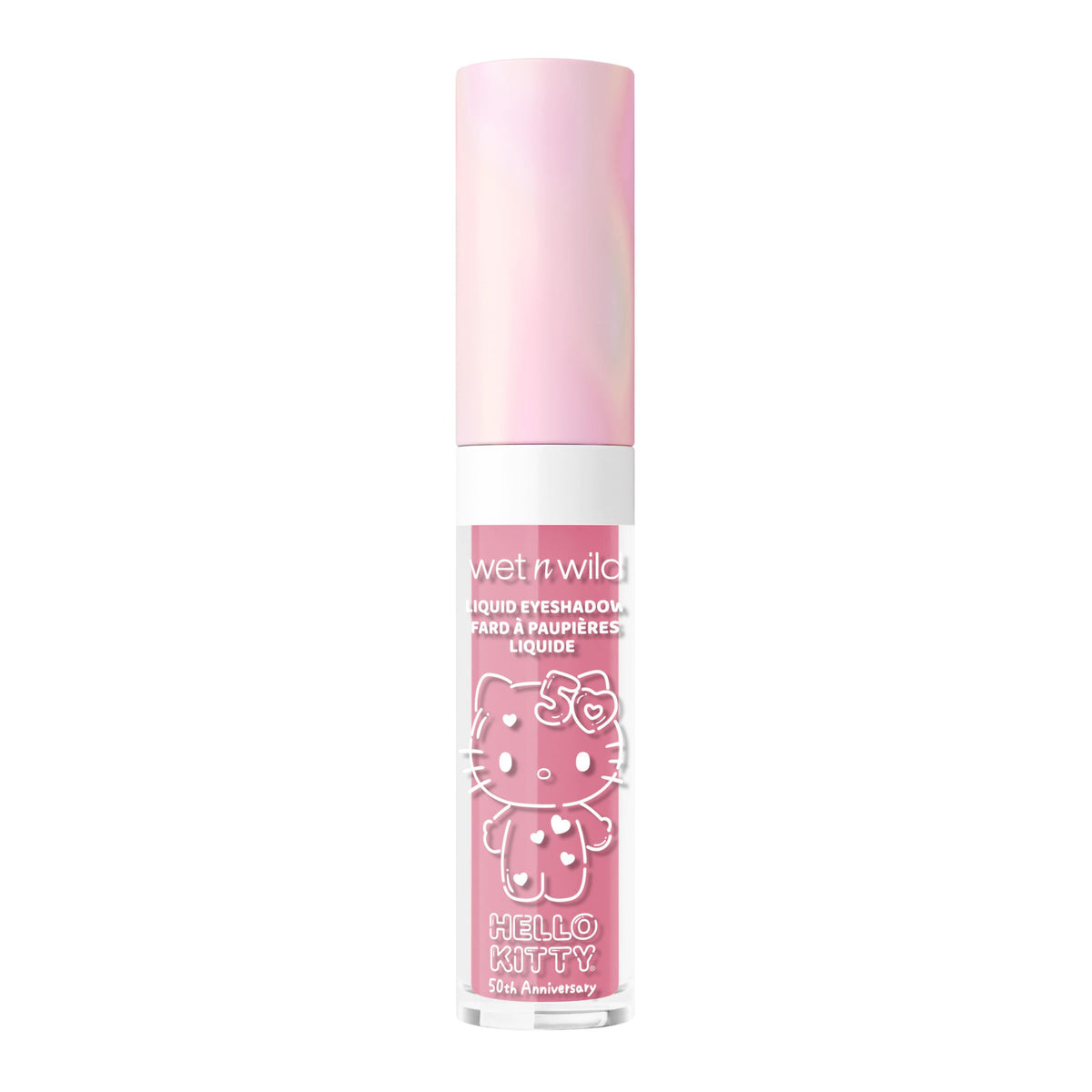 wet n wild Hello Kitty Liquid Eyeshadow Bubbly applicator close-up