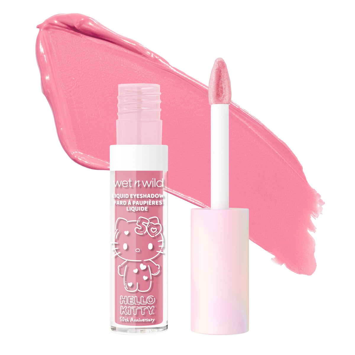 wet n wild Hello Kitty Liquid Eyeshadow Bubbly front view