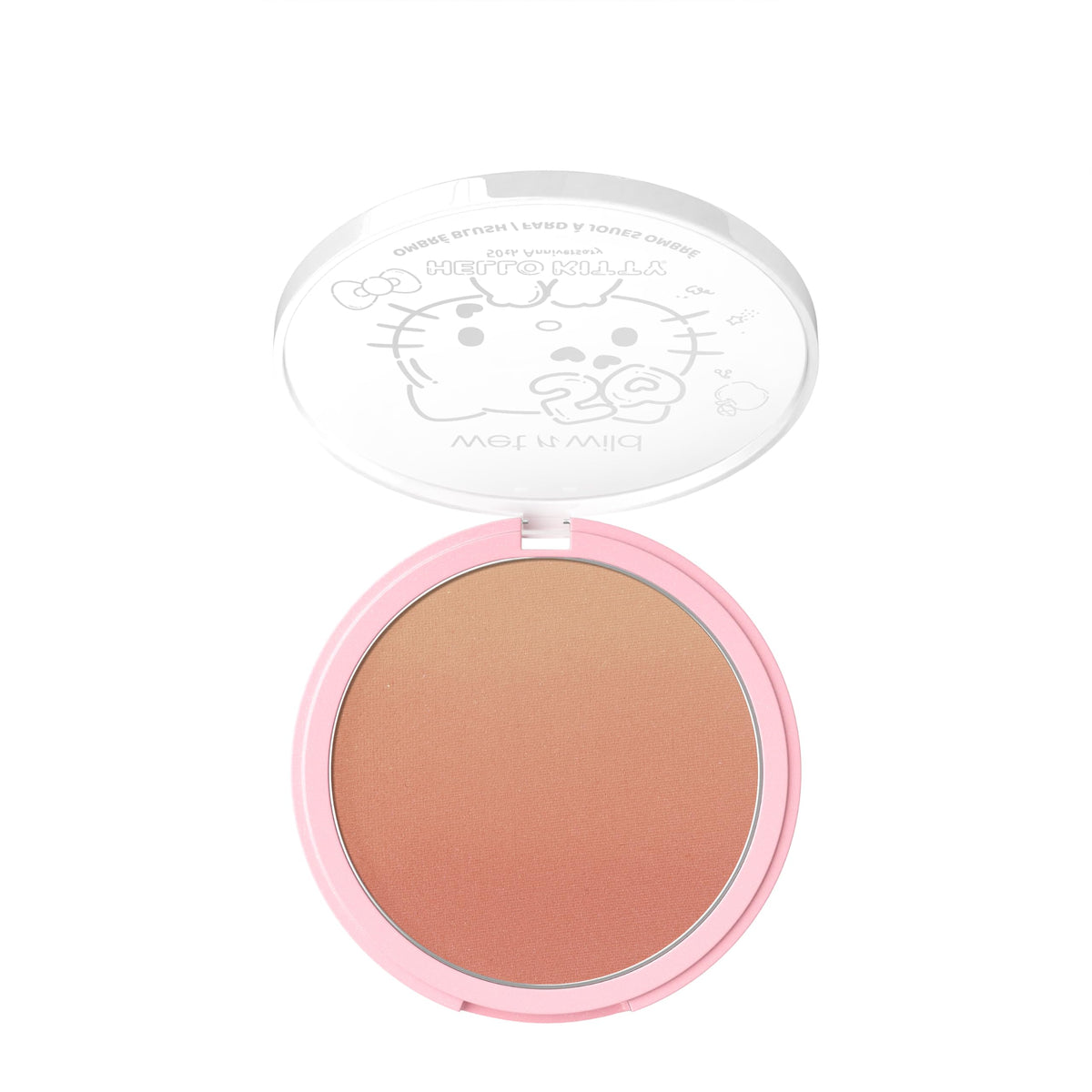 wet n wild Hello Kitty Ombre Blush Mellow Cloud gradient colours