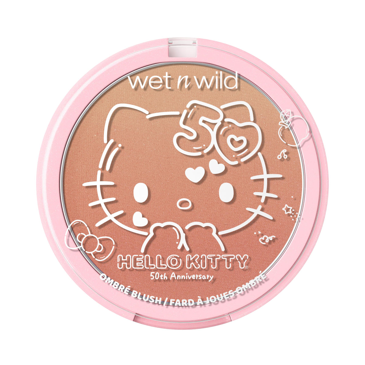 wet n wild Hello Kitty Ombre Blush Mellow Cloud packaging