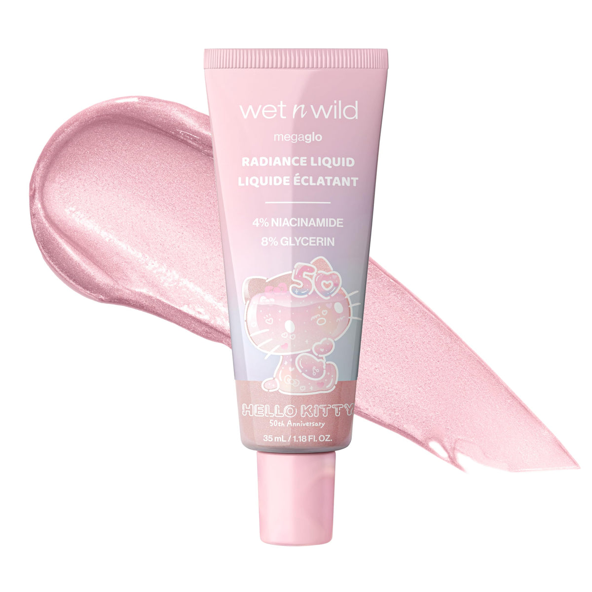 wet n wild Hello Kitty Radiance Liquid front view 50g