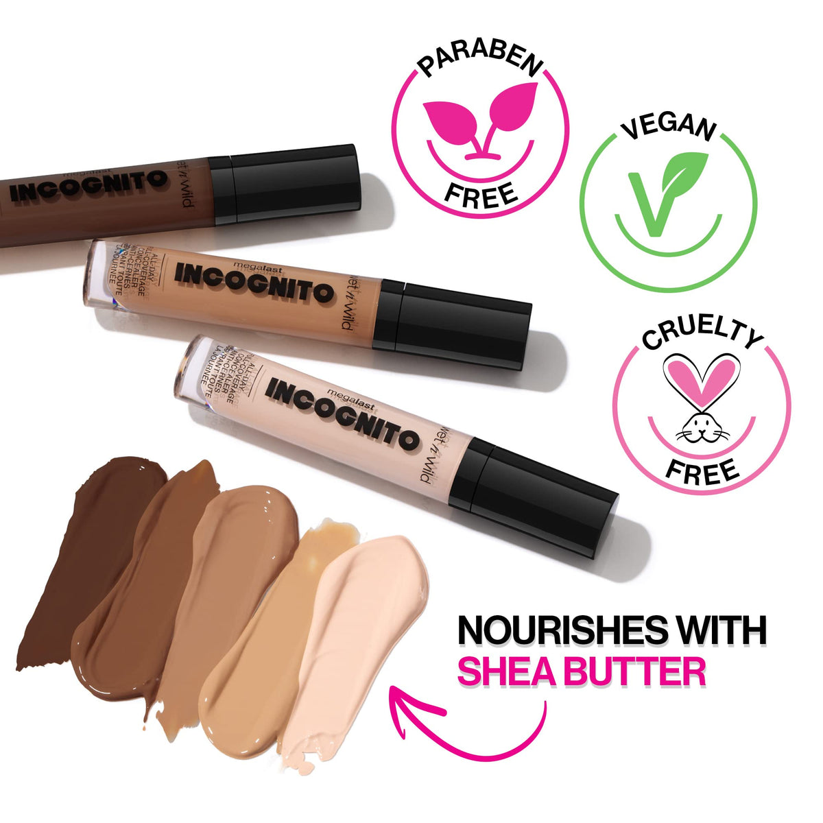 wet n wild Mega Last Incognito Concealer Tan Deep on vanity