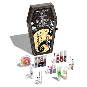 wet n wild Nightmare Before Christmas PR Box coffin-shaped collector's set front view
