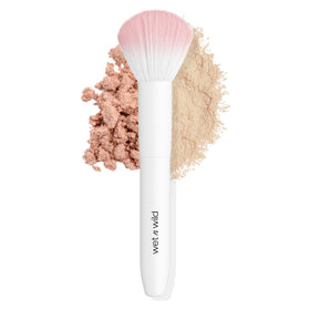 wet n wild Powder Brush front view with soft curved bristles