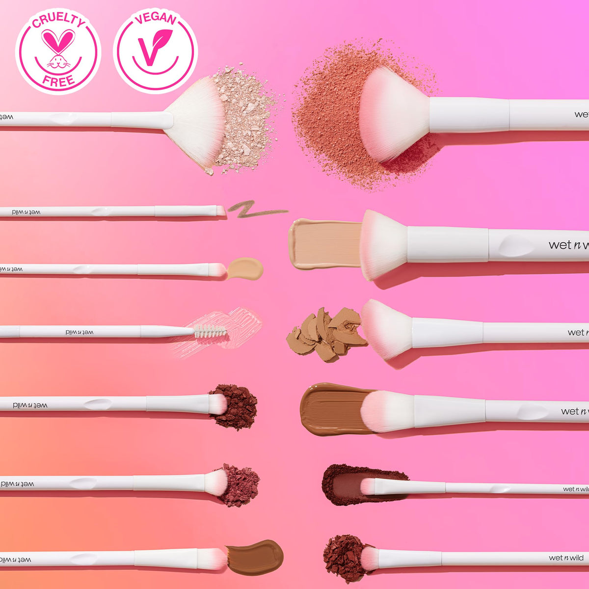 wet n wild Powder Brush packaging details