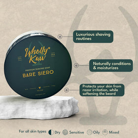 Wholly Kaw Bare Siero Tallow Shaving Soap ingredients list