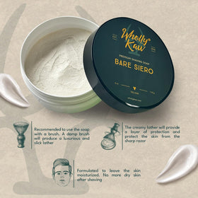Wholly Kaw Bare Siero Tallow Shaving Soap lather demonstration
