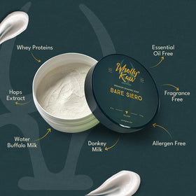 Wholly Kaw Bare Siero Tallow Shaving Soap packaging side view
