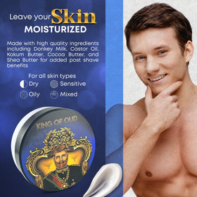 Wholly Kaw King of Oud Shaving Soap packaging
