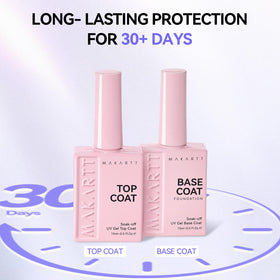 Wide brush of Makartt Gel Base Coat for easy application
