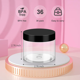 Wide mouth design of Loretoy 6 oz jar for easy filling