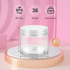 Wide mouth design of Loretoy 6 OZ plastic jar