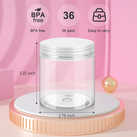 Wide mouth design of Loretoy plastic jar for easy access