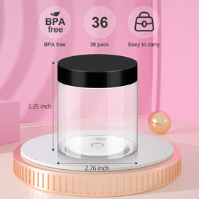 Wide mouth design of Loretoy plastic jar for easy access