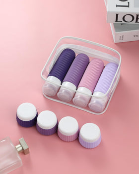 Wide opening design of Mrsdry refillable travel bottles