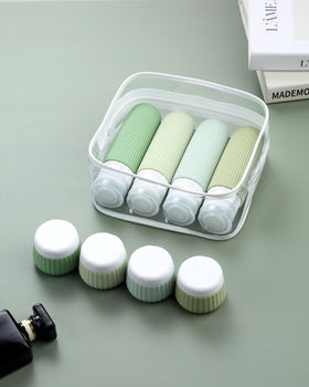 Wide opening of Mrsdry refillable travel containers