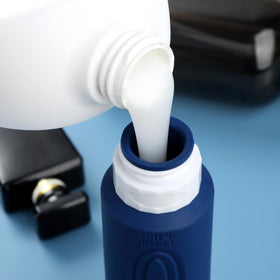 Wide opening of Mrsdry travel bottle for easy filling