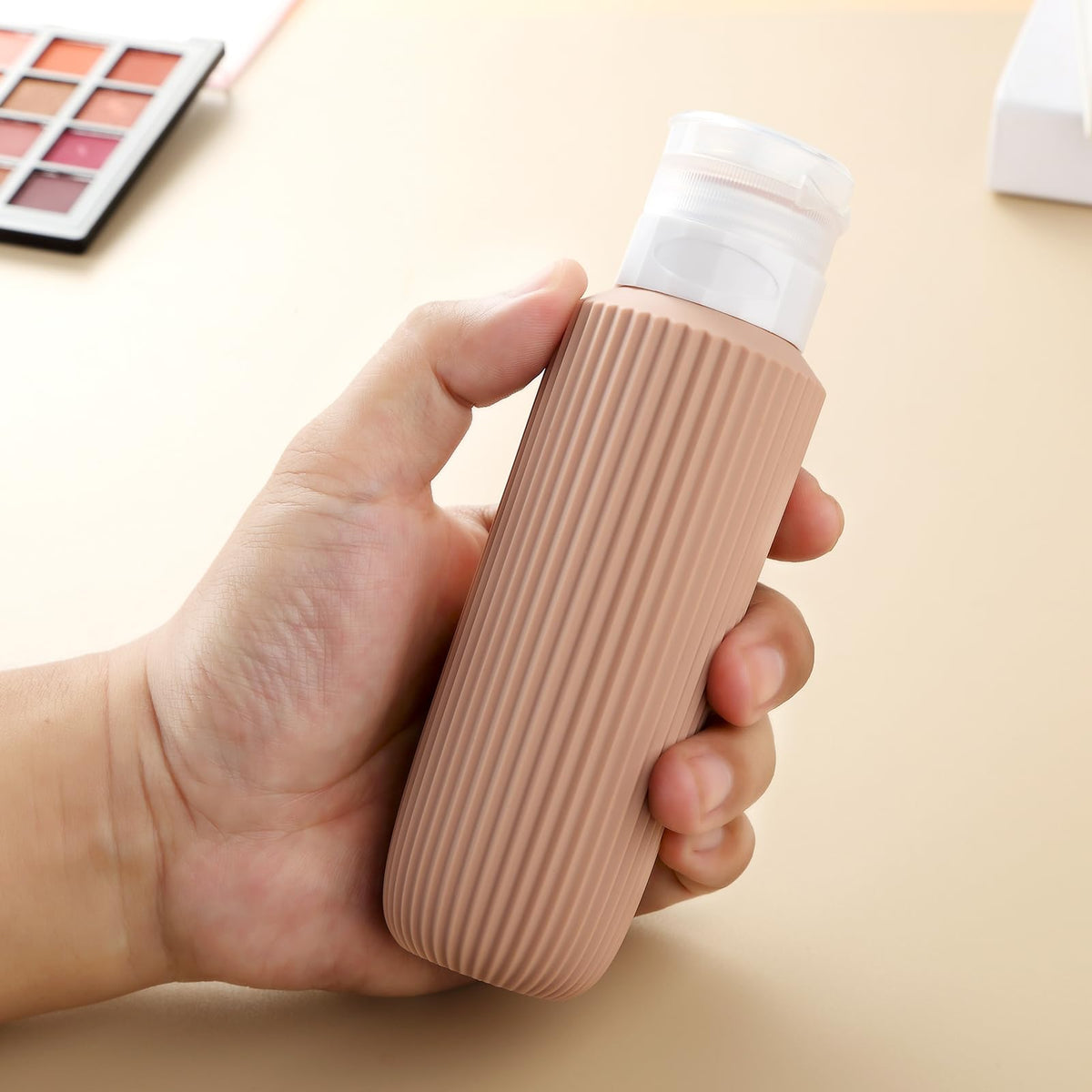 Wide opening of Mrsdry travel bottle for easy filling