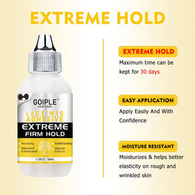 Wig glue and remover from Goiple kit