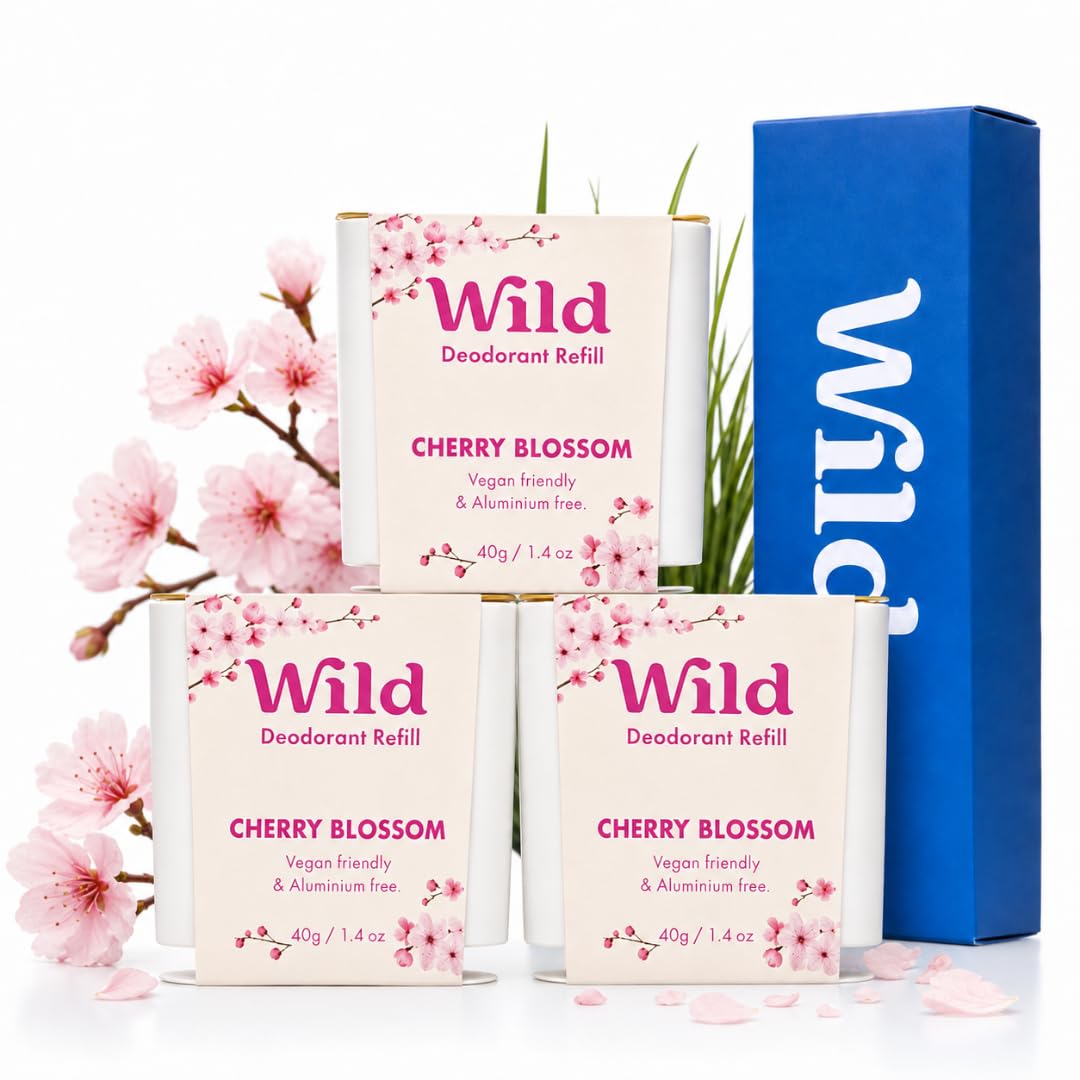 Wild Cherry Blossom deodorant refill box front view