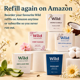 Wild deodorant Ocean Mist scent tube